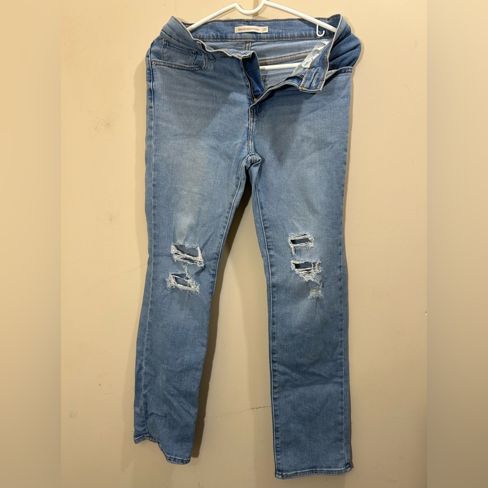 Levi's 724 high rise Skinny Jeans